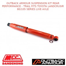 OUTBACK ARMOUR SUSPENSION KIT REAR TRAIL FITS TOYOTA LC 80/105S LIVE AXLE